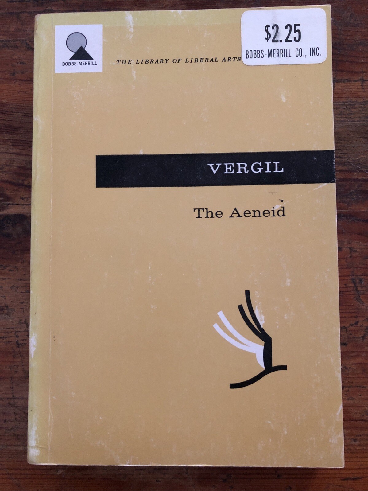 The Aeneid Vergil (1965) Library of Liberal Arts 212 Copley Univ of Michigan