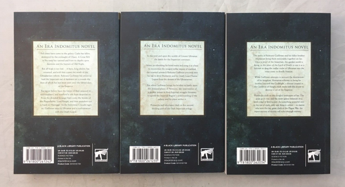 Dark Imperium Trilogy by Guy Haley – Warhammer 40K Series – New Paperbacks