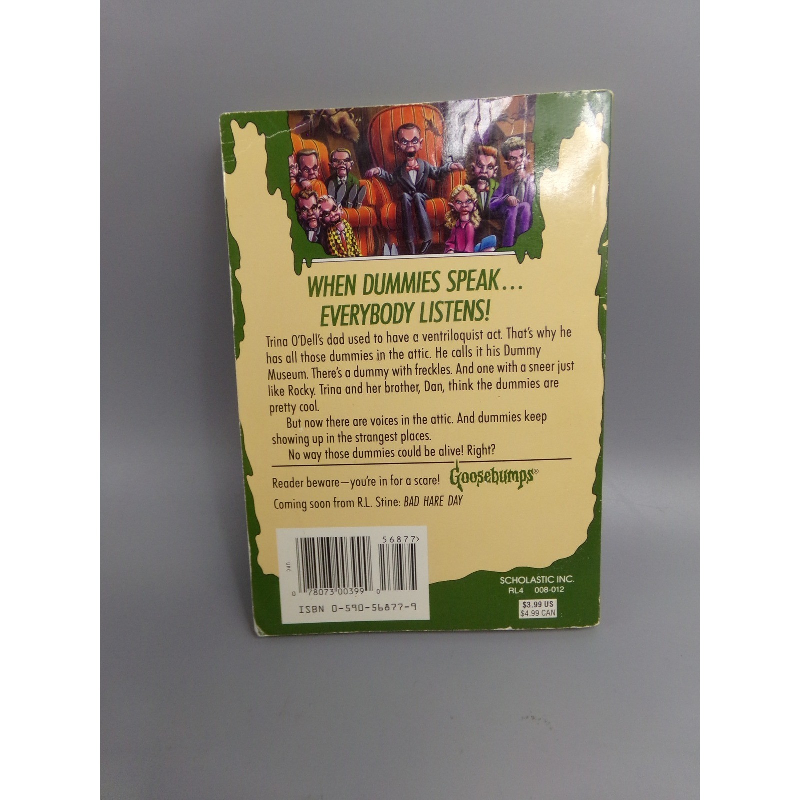Night of the Living Dummy III 3, Goosebumps #40 1st Print First Edition