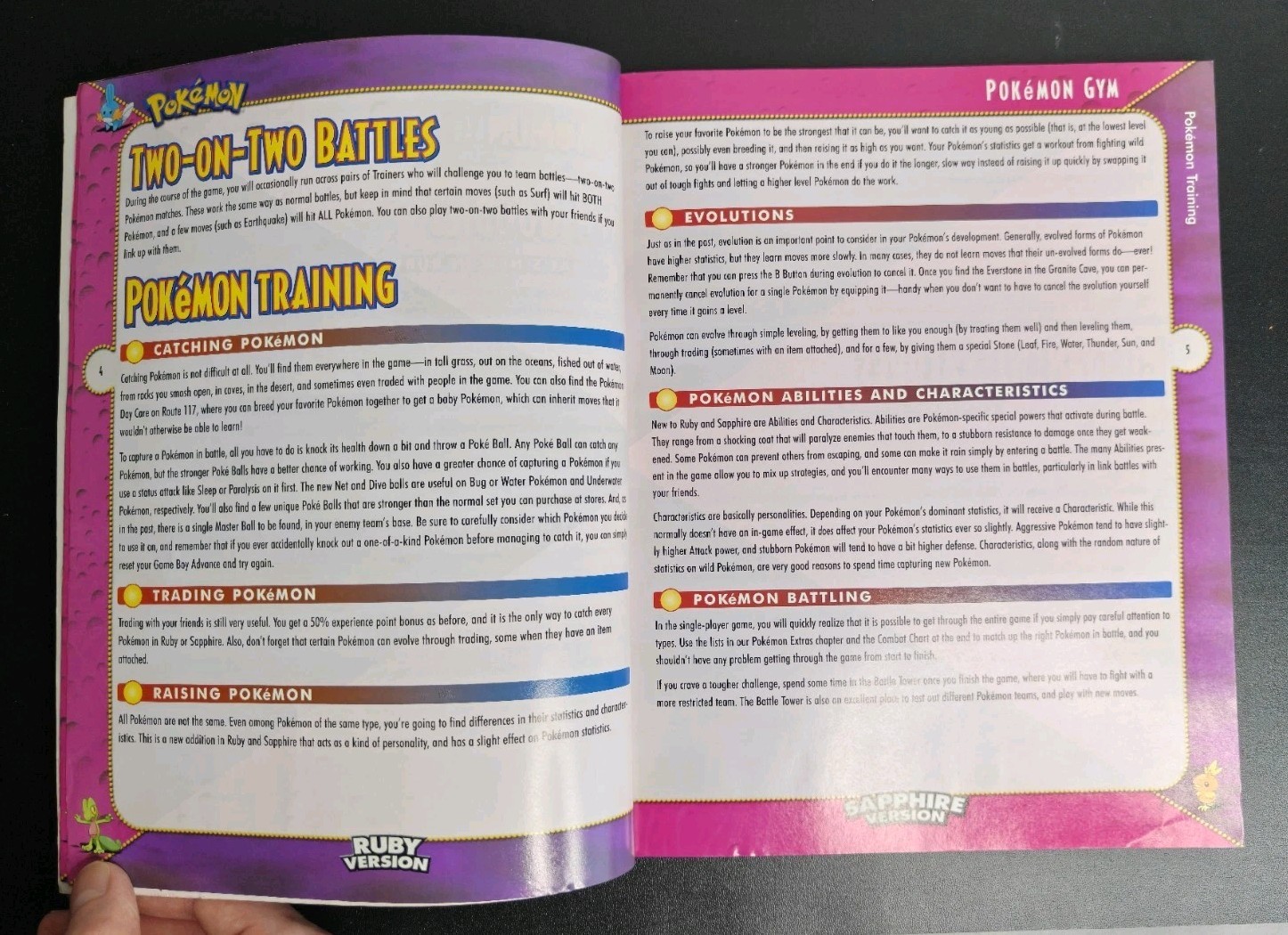 Pokemon Ruby and Sapphire Official Trainer’s Strategy Guide Brady Games GBA