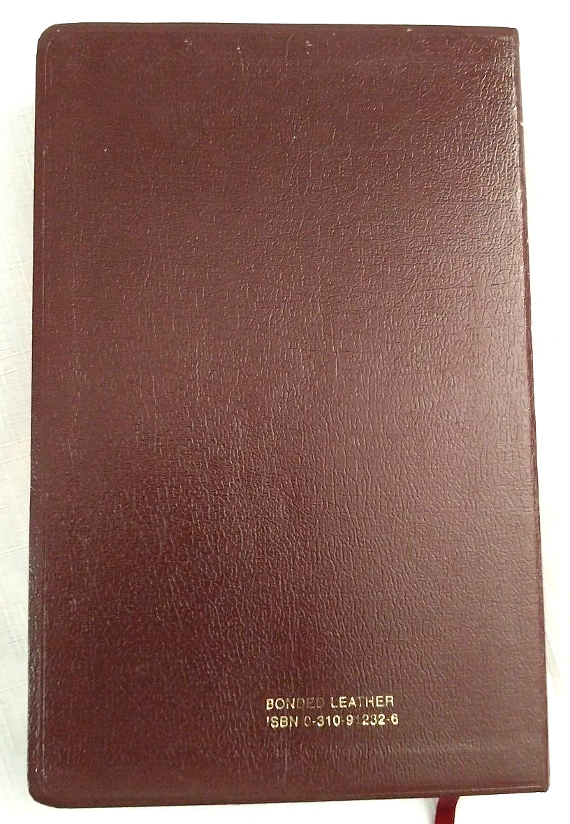 New,Indexed KJV Center Column Reference Bible, Burgundy Leather, RED LETTER,wBox