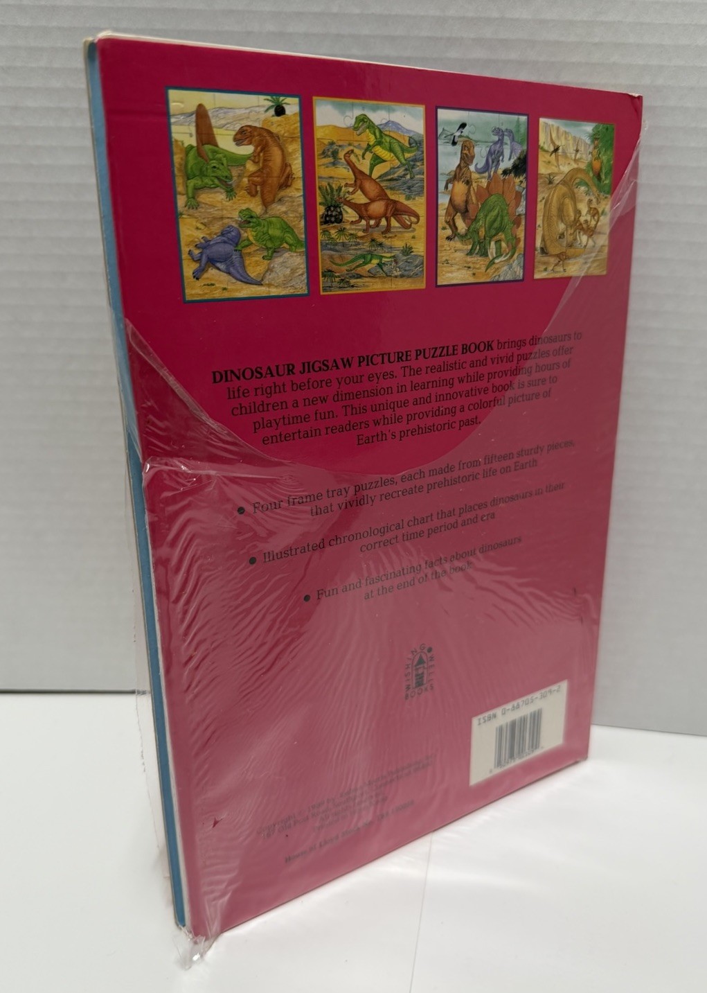 Dinosaur: The Amazing Giants Jigsaw Picture Puzzle Book (Vintage 1989) Unused