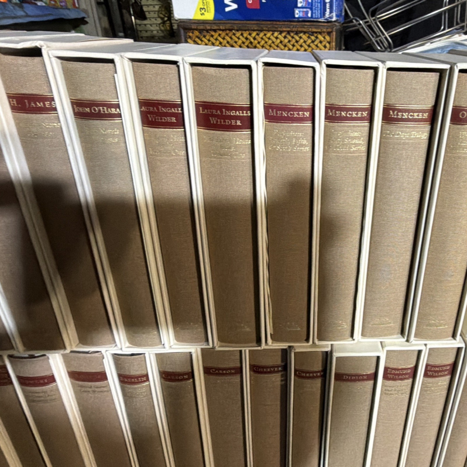 Mixed Literature Hardcover Box Set Lot H. James John O’Hara Wilder Mencken