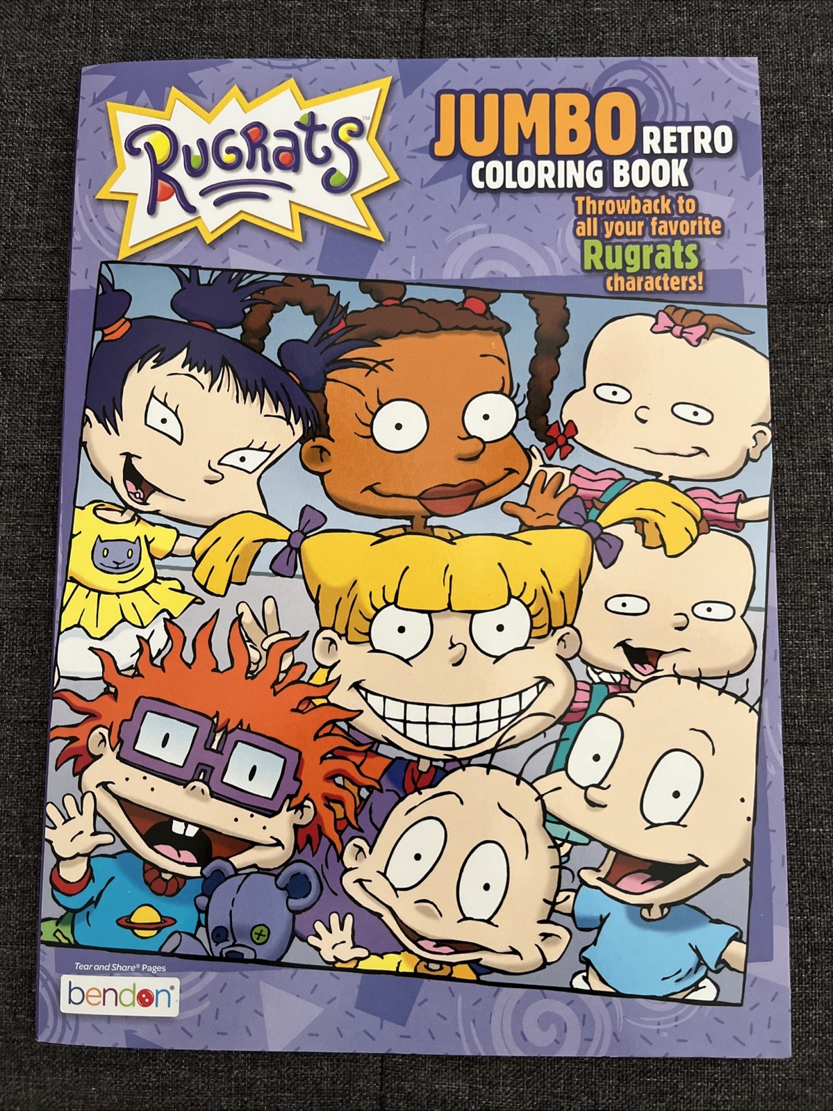 Bendon – Rugrats Jumbo Retro Coloring Book | 80 Pages of Nostalgic Fun