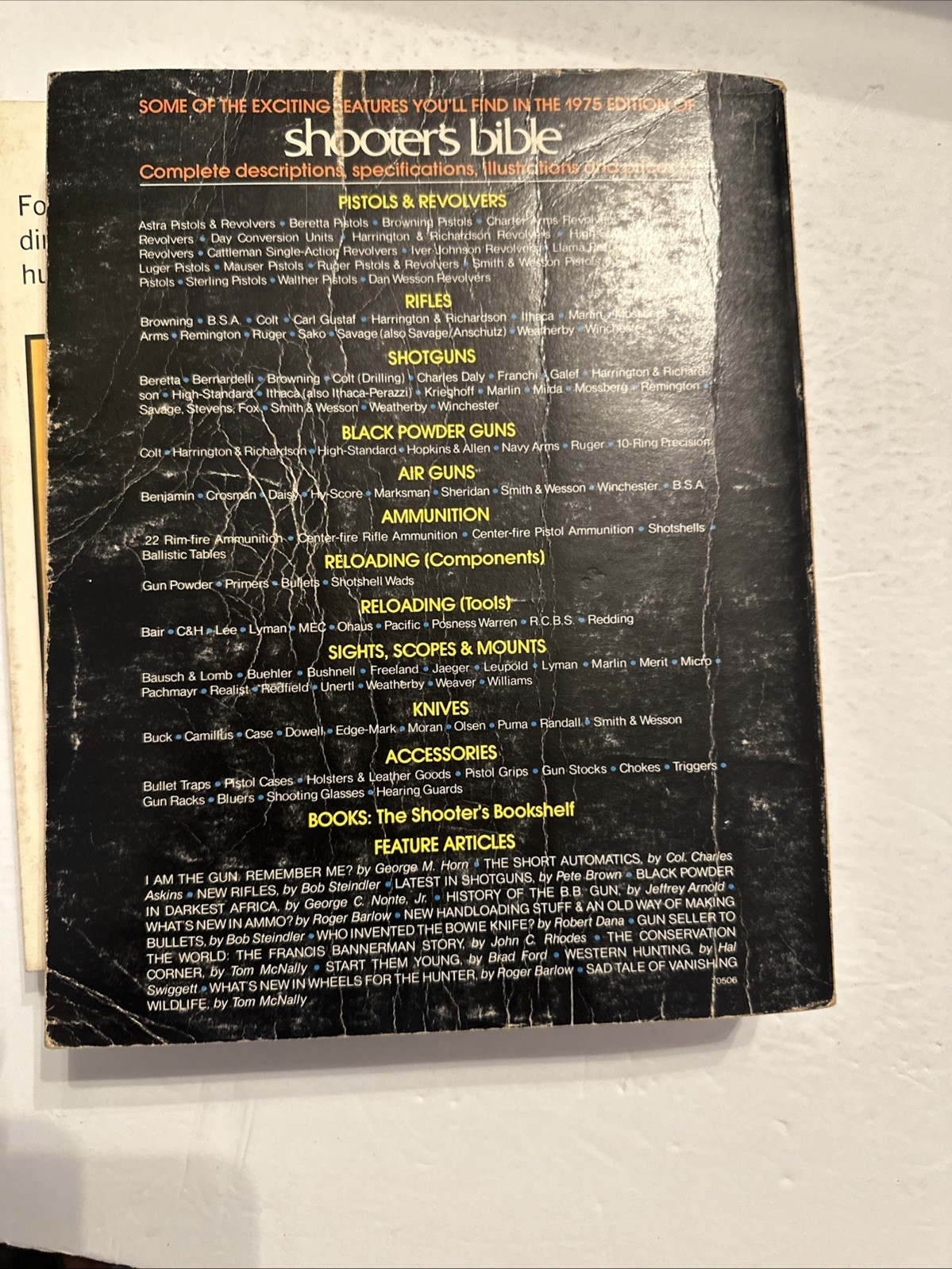 The Shooter’s Bible book lot 1971 1975 Vintage Firearms Reference Book