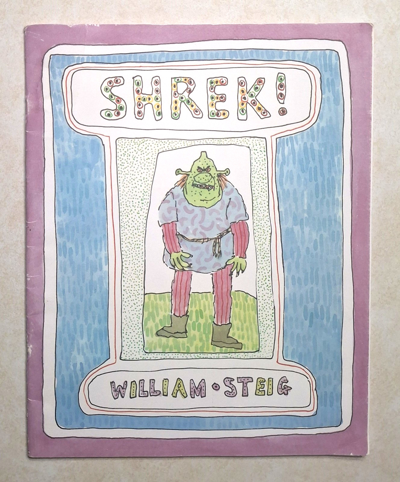 Shrek! William Steig 1990 1991 1st First Edition Paperback Vintage Trumpet Club