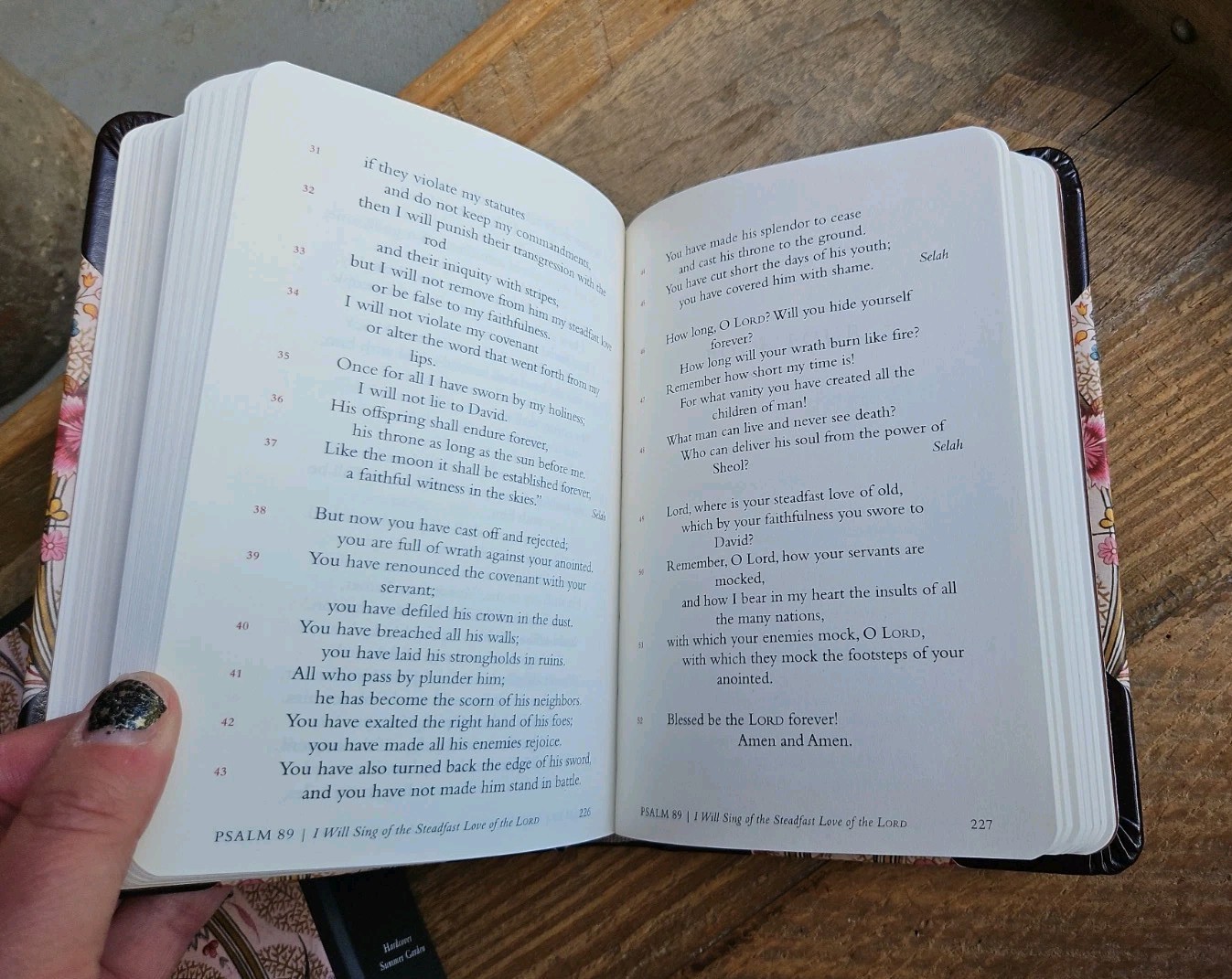 Boxed! Psalms, ESV (Summer Garden 2016, Hardcover) beautiful & OOP VG!