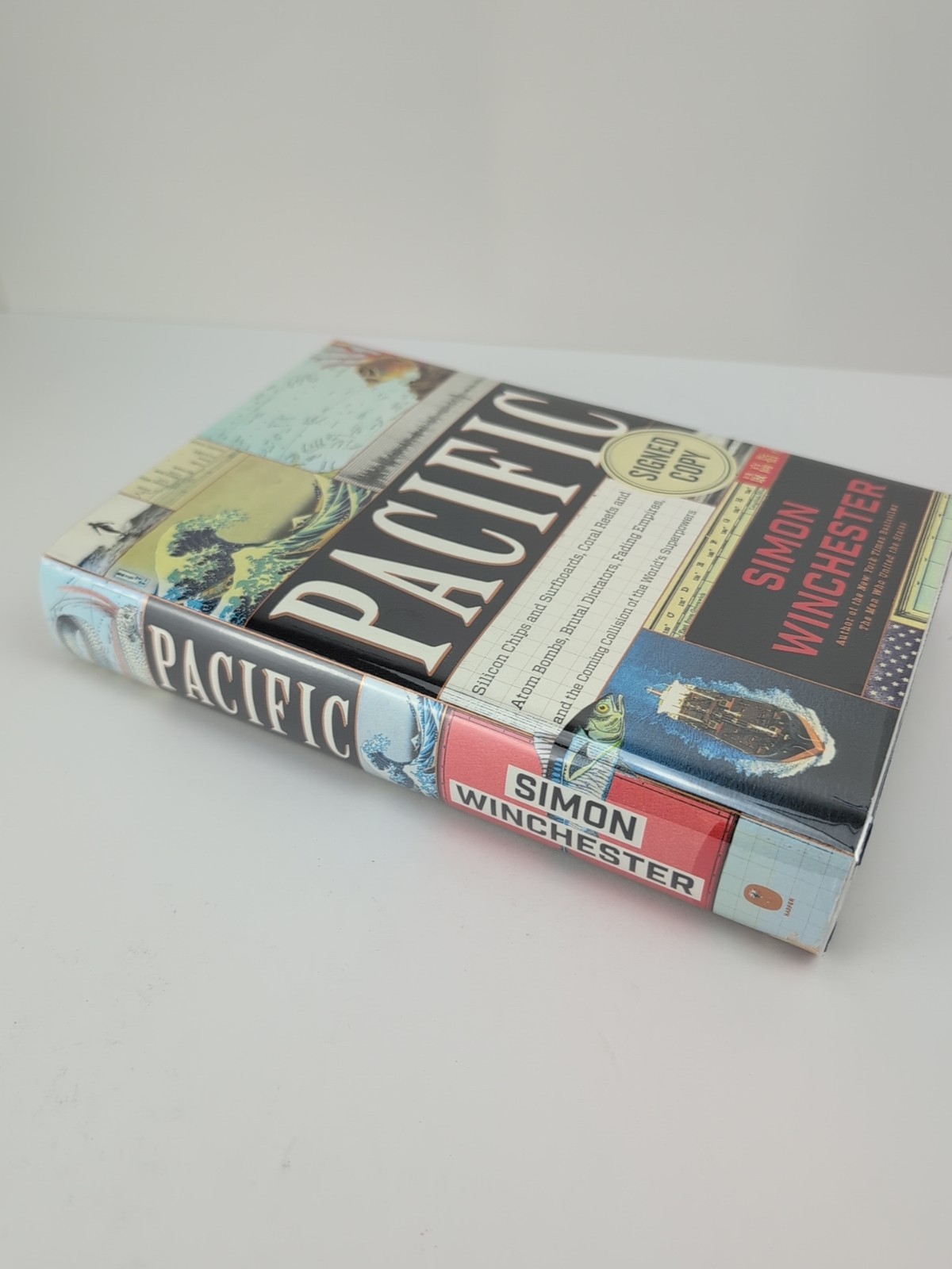 SIGNED Pacific by Simon Winchester 1st Edition First Printing 2015 HCDJ