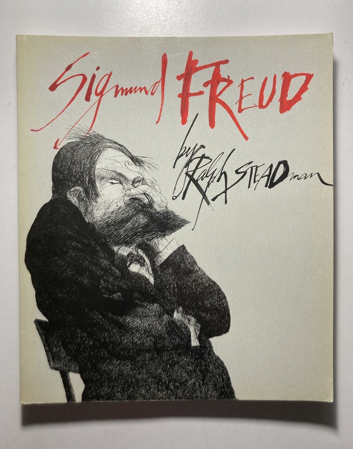 RALPH STEADMAN “Sigmund Freud” 1997 Trade Paperback Firefly Books New Edition