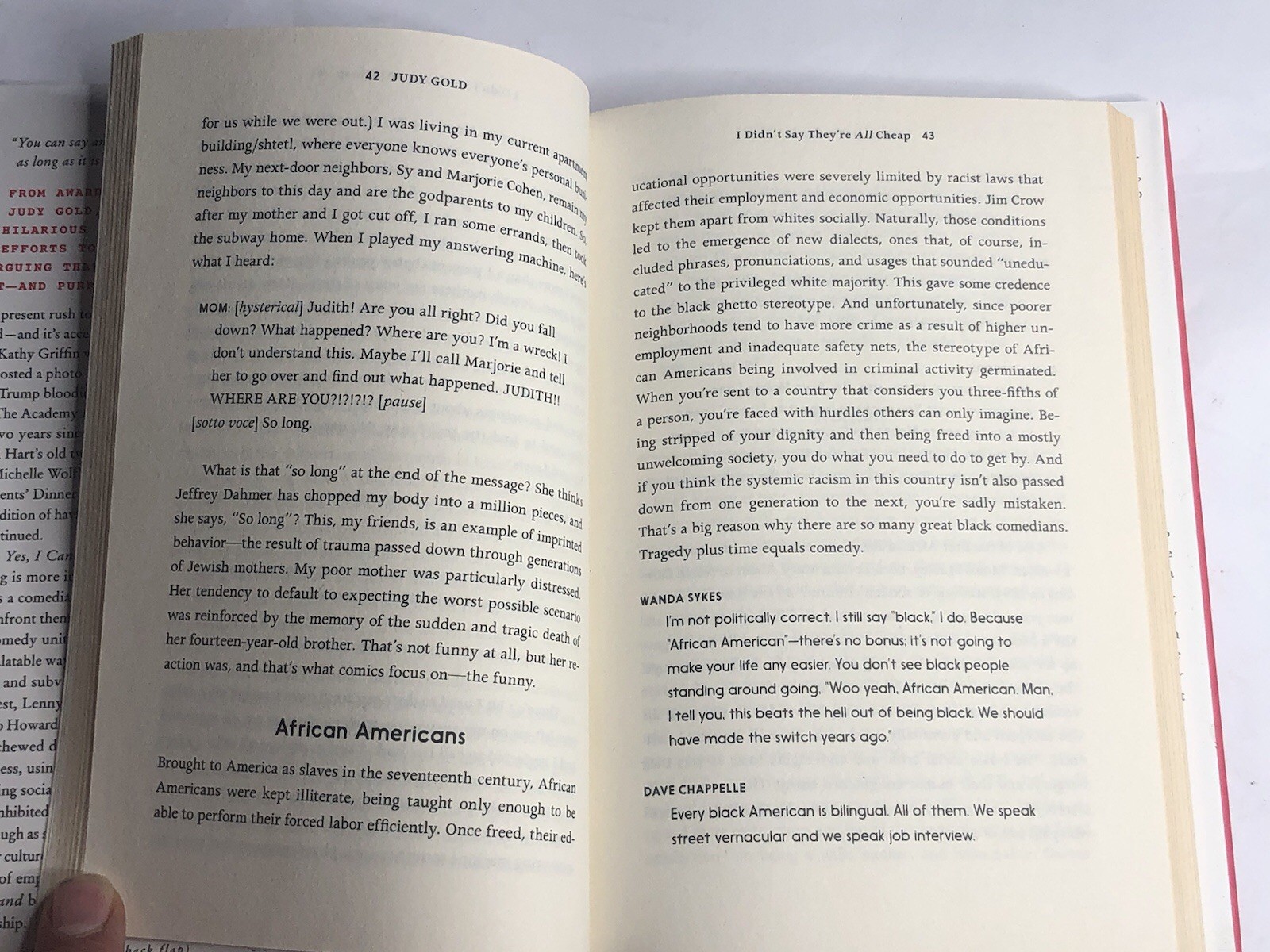 Judy Gold Yes, I Can Say That (Hardback)