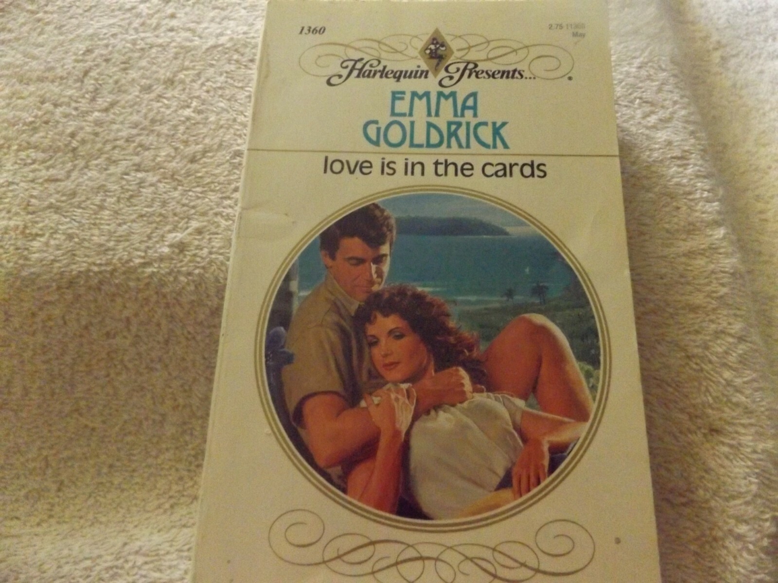 Harlequin Presents Love Is In The Cards Emma Goldrick #1360 Paperback 1991
