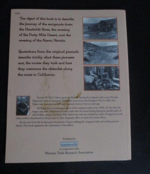 The Emigrants Passed This Way by Everrett Harris Paperback Book 152 Pages 2002