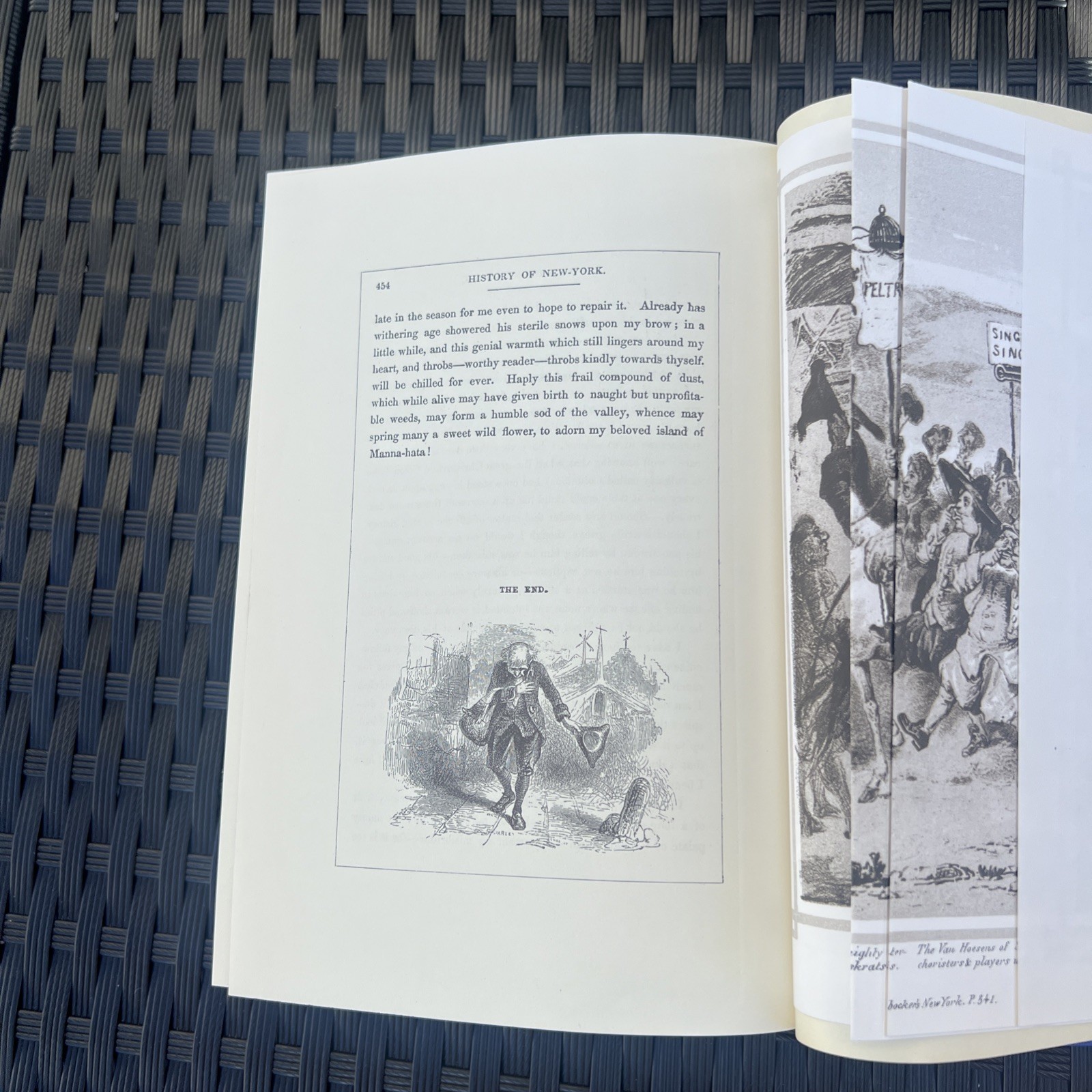Rare KNICKERBOCKER’S HISTORY OF NEW YORK by Washington Irving 1981 Facsimile EX+