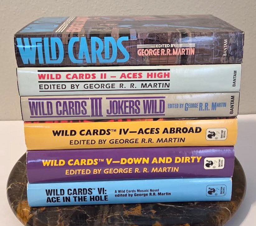 George R.R. Martin Wildcards 1-6 Hardcover HC Book Lot 1 2 3 4 5 6 Sci-Fi