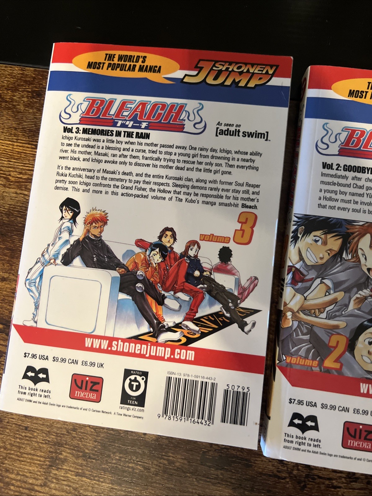 ✨⭐️Bleach, Vol. 1, 2 & 3✨⭐️ Shonen Jump Japanese Anime Manga On Adult Swim🤩⭐️✨