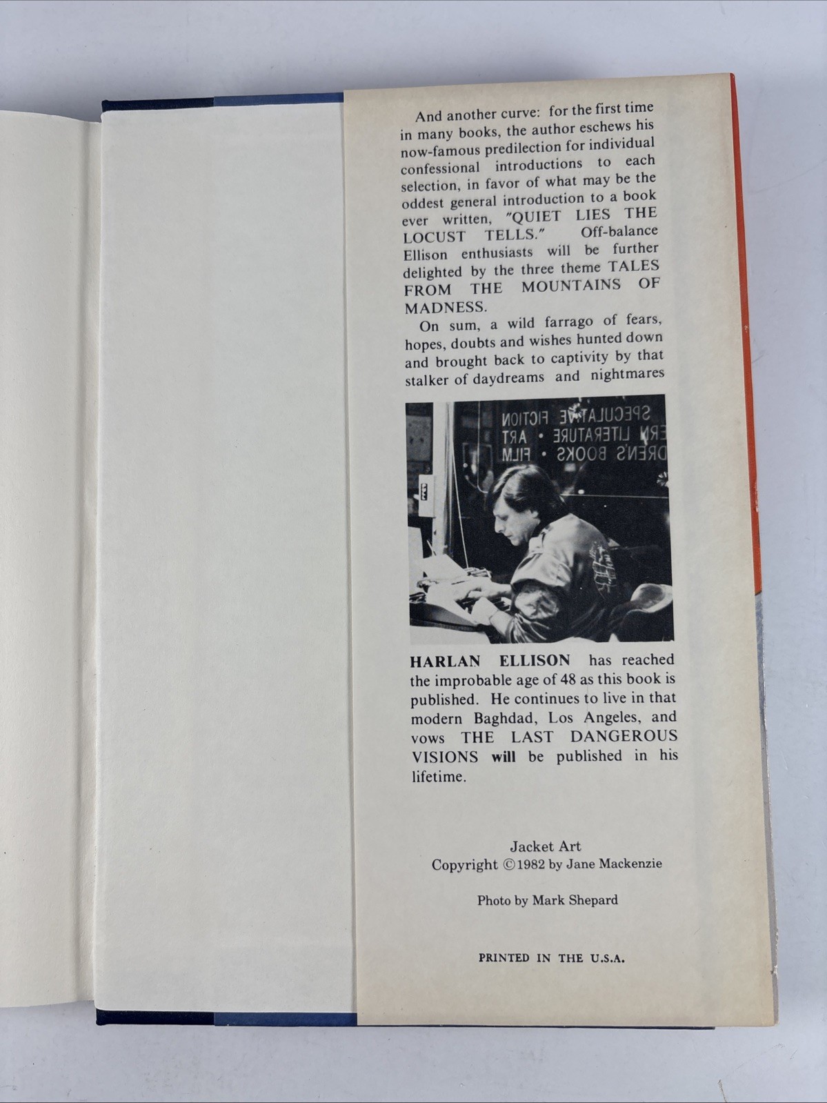 Stalking The Nightmare by Harlan Ellison – 1982 1st Phantasia Press Hardcover DJ