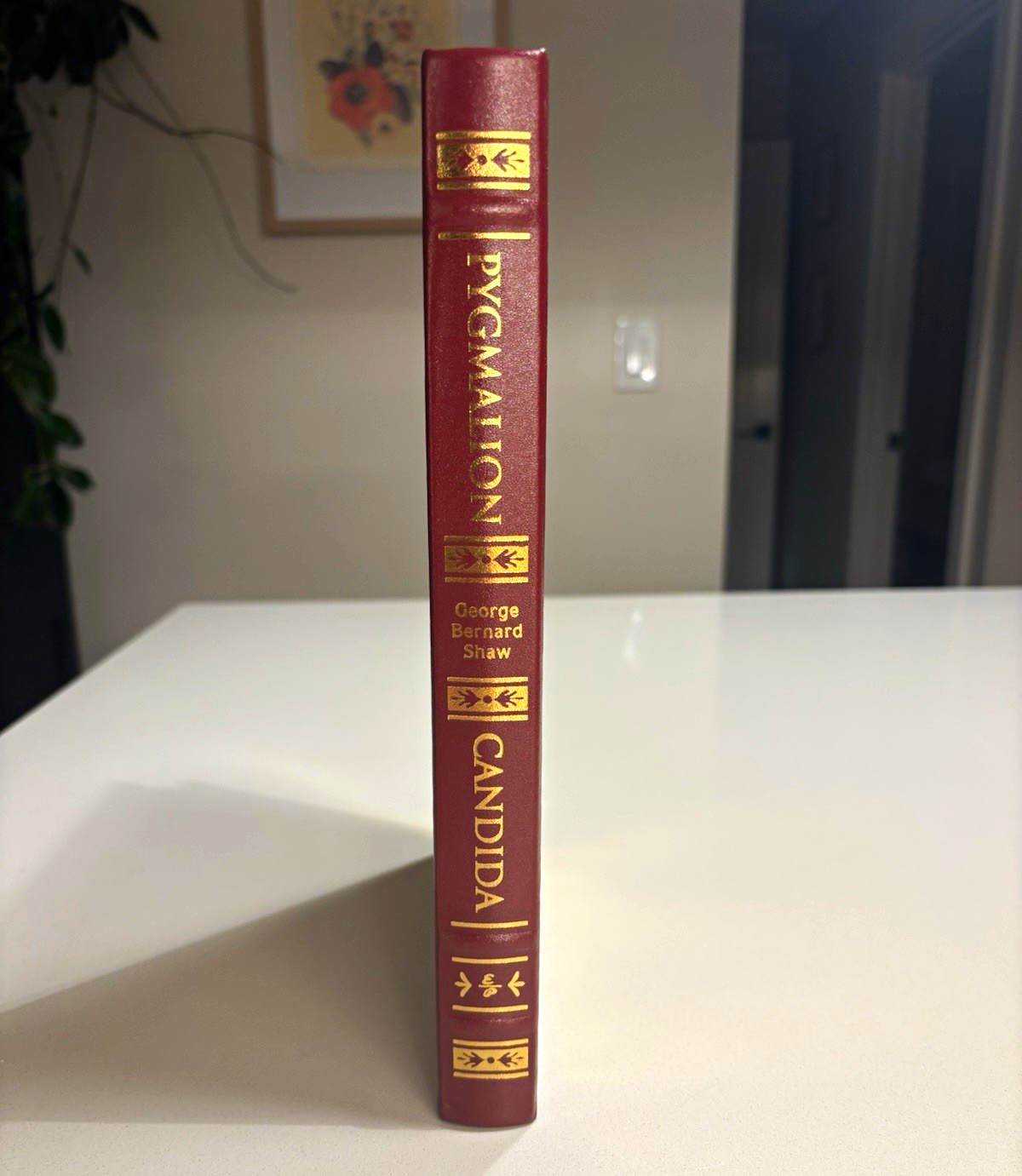Easton Press Pygmalion and Candida George Bernard Shaw Leather Bound Illustrated