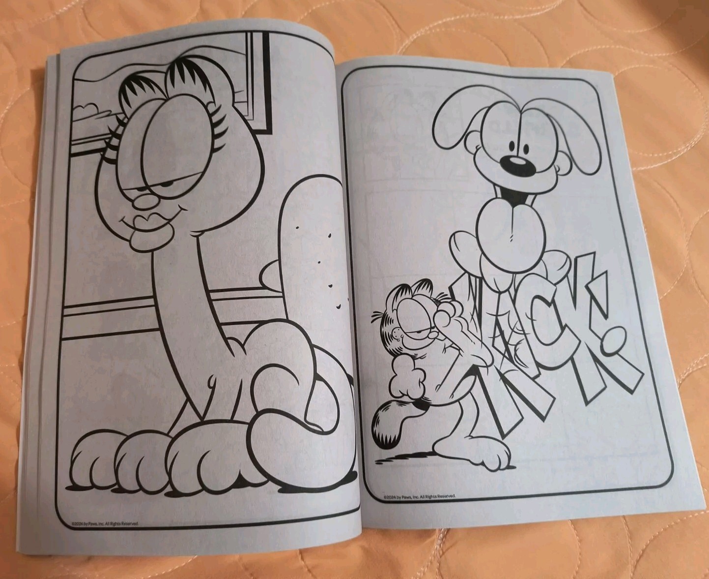GARFIELD Jumbo Coloring & Activity Book With Tear/Share Pages New! Free Shipping
