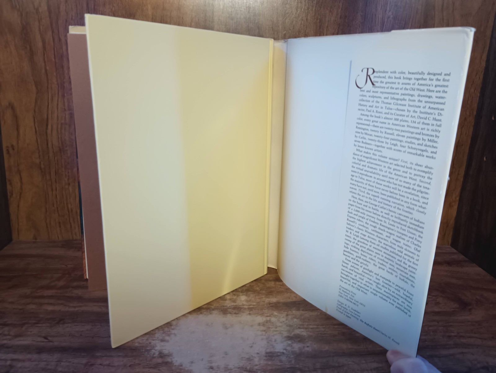 The Art of the Old West Paul Rossi HC w/ Dust Jacket 1981 Western Art