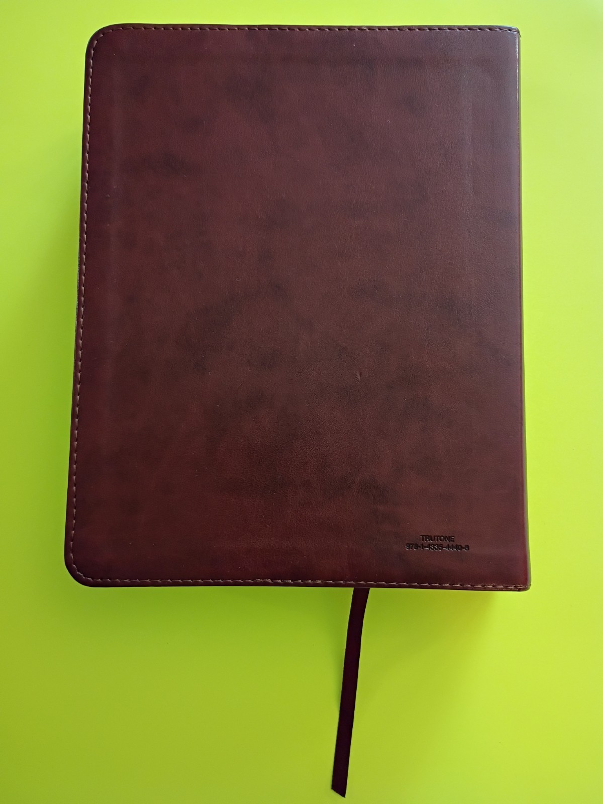 ESV Single Column Journaling Bible (TruTone, Chestnut, Leaves Design) Crossway