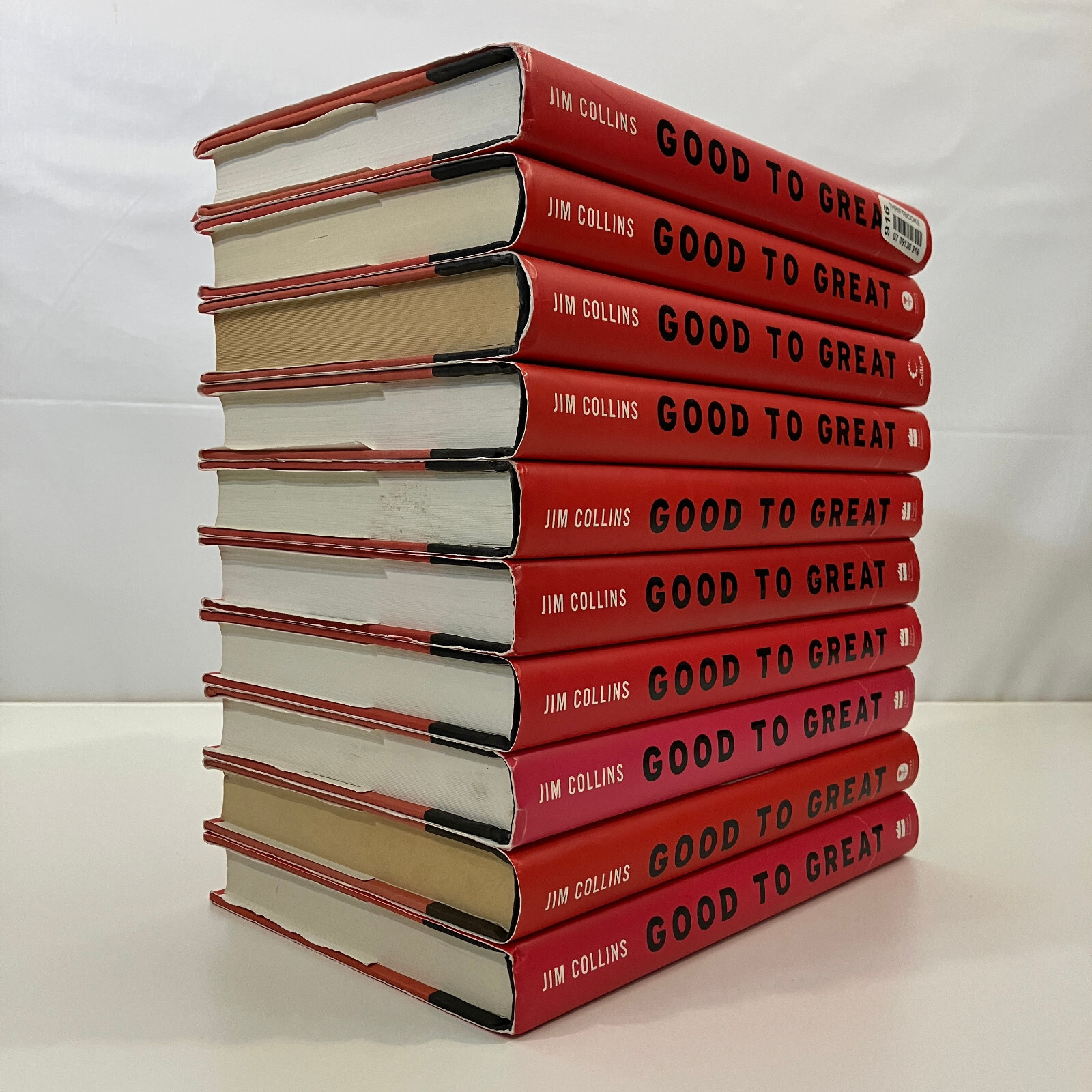 Jim Collins 10 Good to Great HCDJ Book Lot Harper Collins Business Management