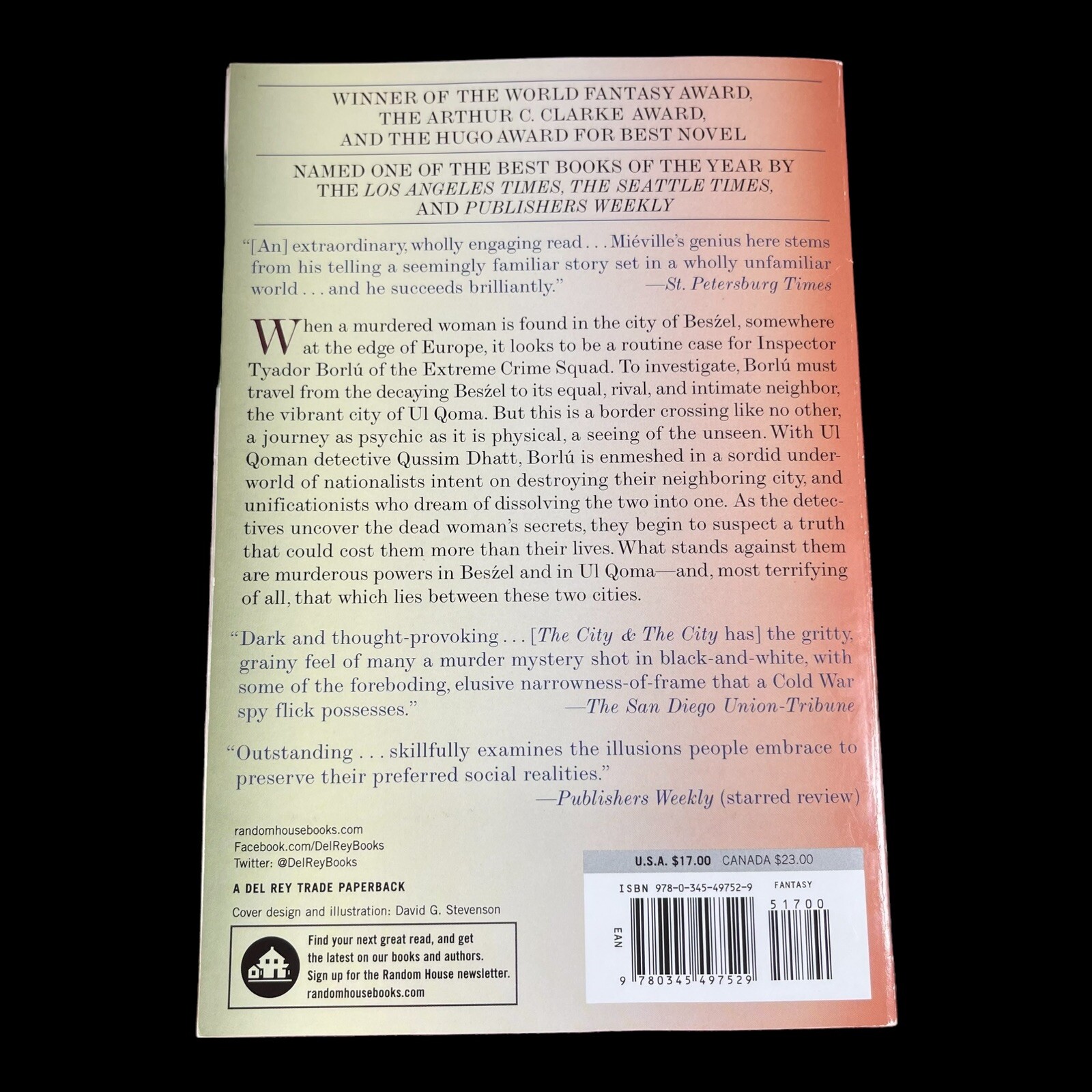 The City & The City (Random House Reader’s Circle) – Paperback –