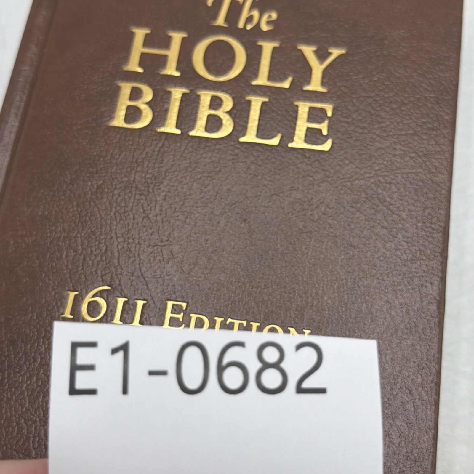 The Holy Bible: King James Version 1611 Edition HC Hendrickson 2018