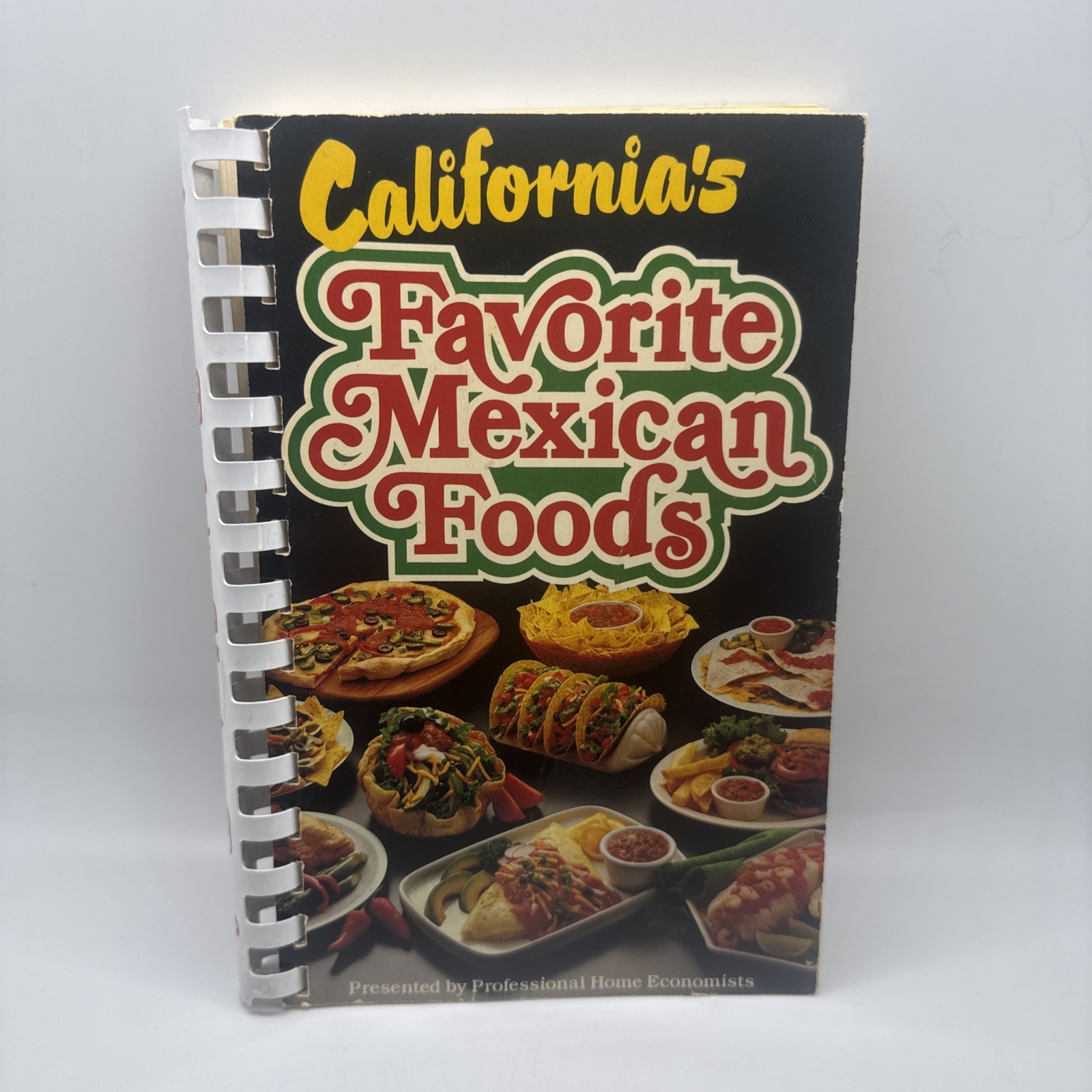 Vintage Spiral Bound Cookbook California’s Favorite Mexican Foods Recipes
