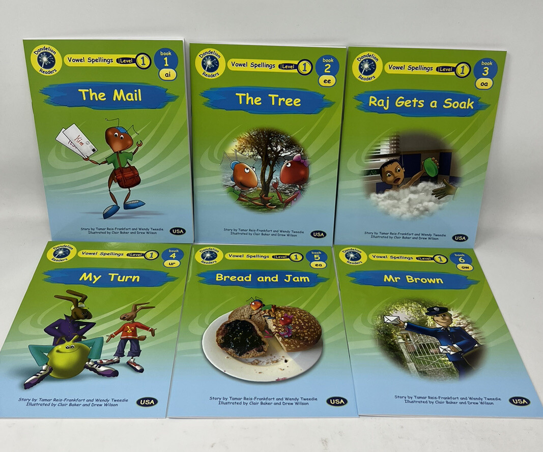 DANDELION READERS Level 1 – The Mail – 12 Book Set Phonic Books 2022 Reprint 1