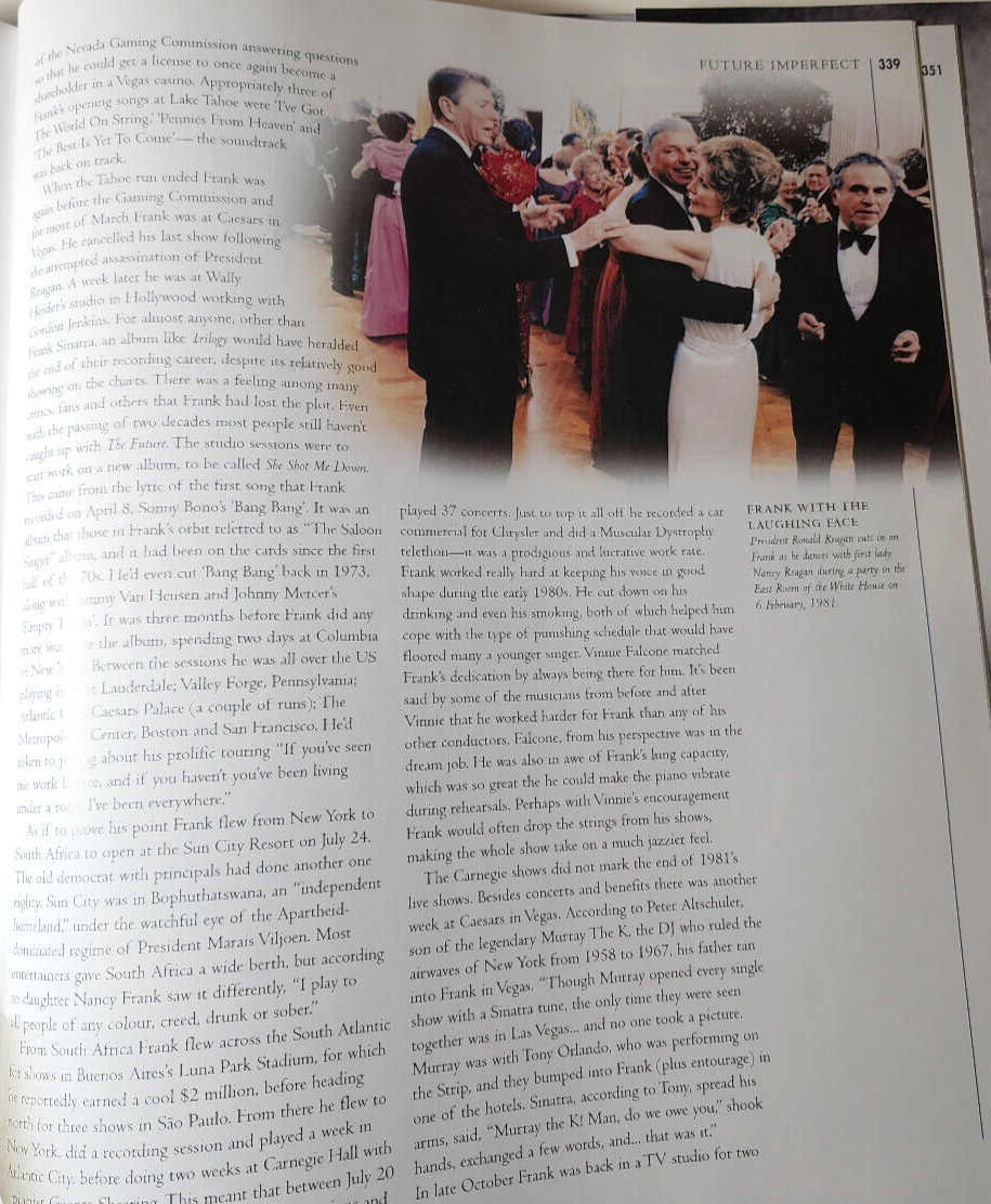 SINATRA The 20th Century’s Greatest Vocalist 360 Pages + Many Photos of His Life