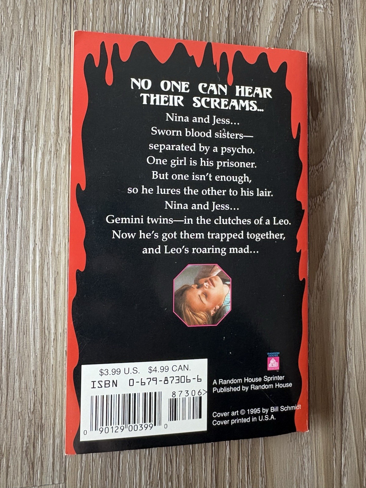 Zodiac Chillers In Leo’s Lair Carol Ellis Vintage YA Horror Thriller Paperback
