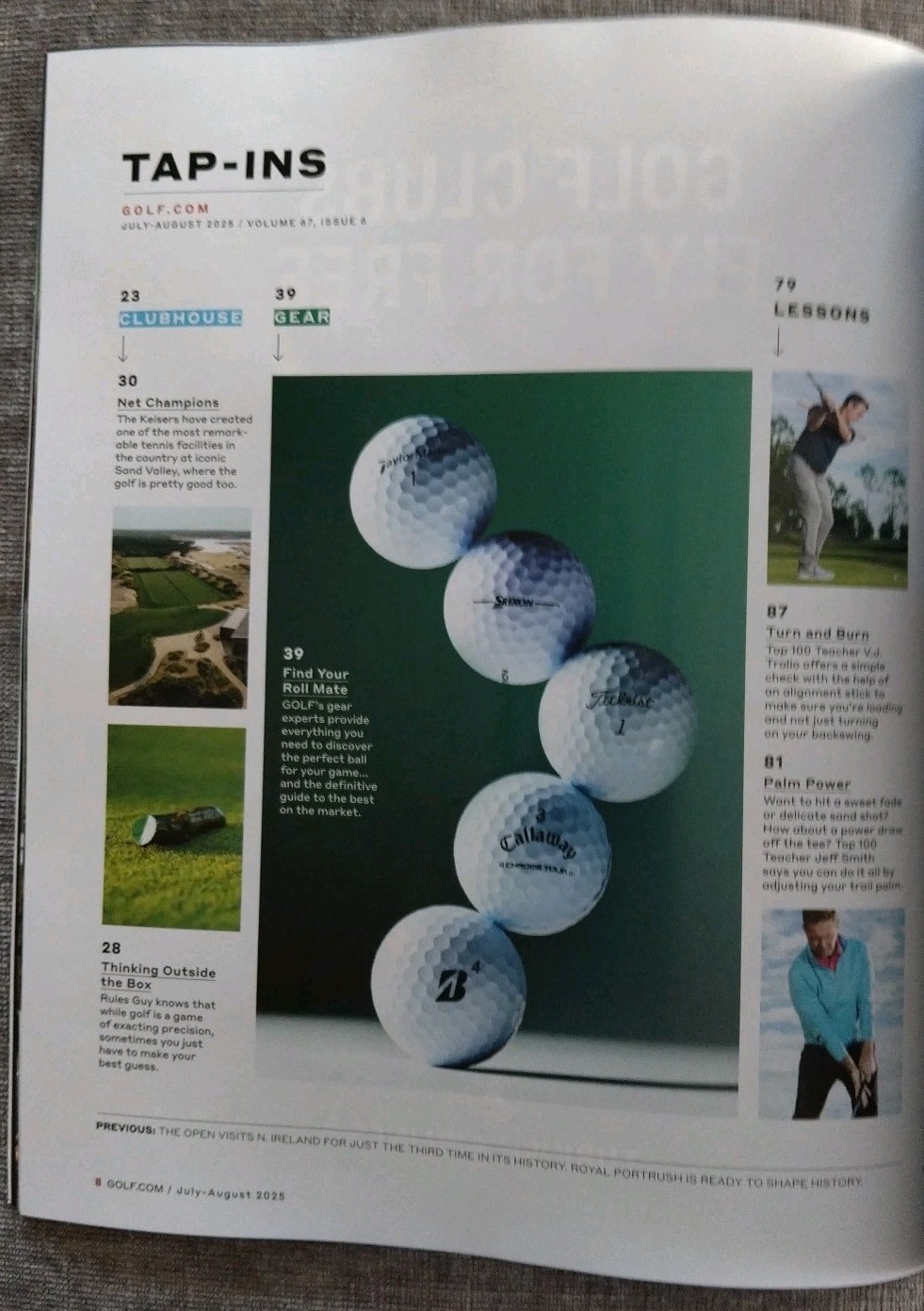 Golf Magazine Jul Aug July August 2025 SHANE LOWRY COVER New with Label