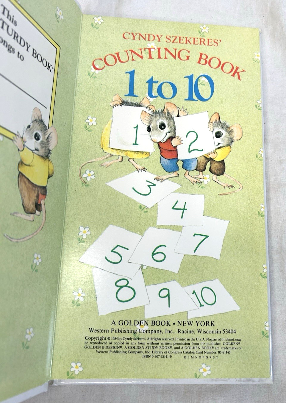 Vtg Cyndy Szekeres’ Counting Colors ABC Books Golden Sturdy Board Set of 3