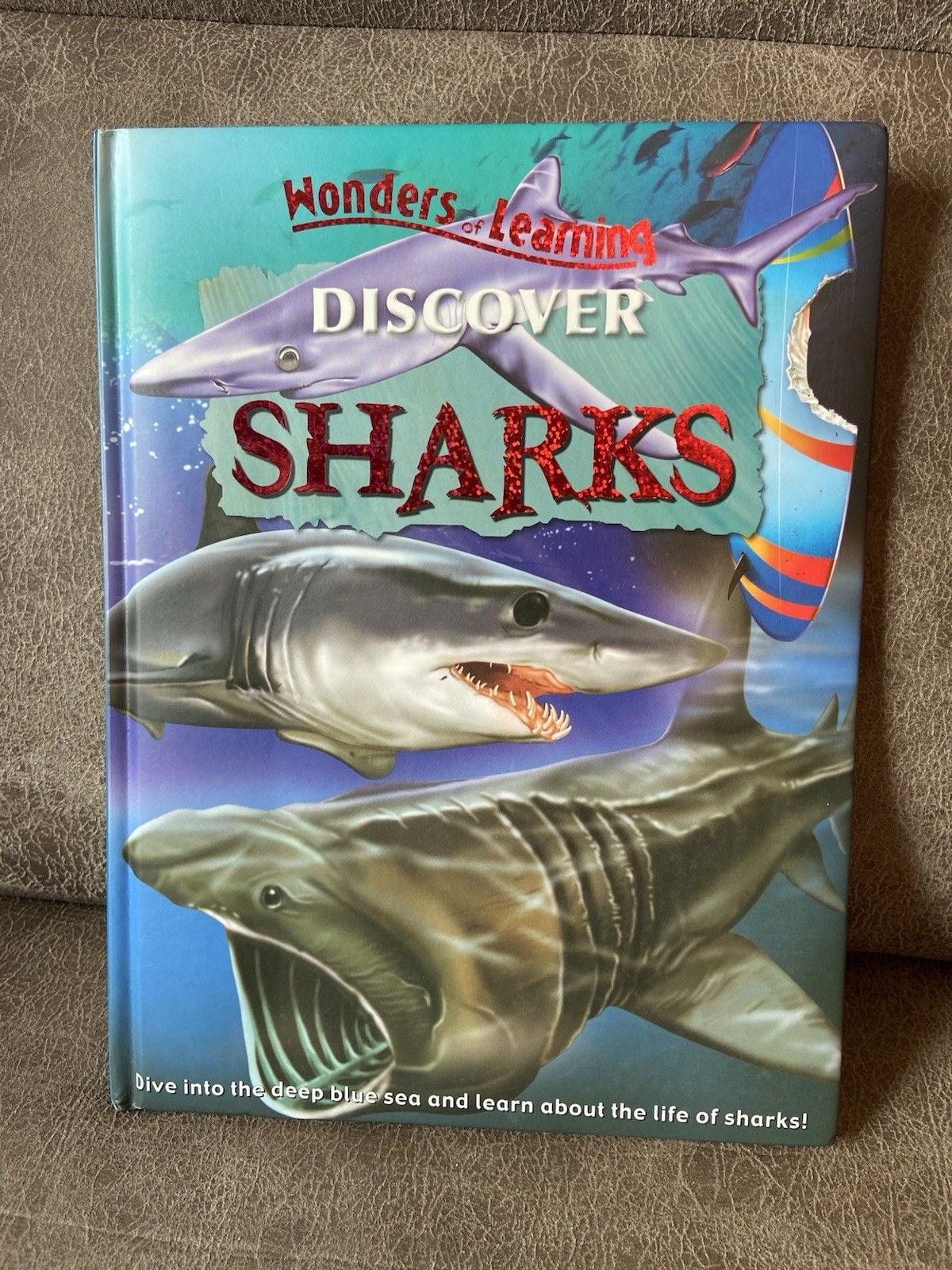 Wonders Of Learning Discover Books (Lot Of 4) Snakes, Bugs, Sharks, Dinosaurs