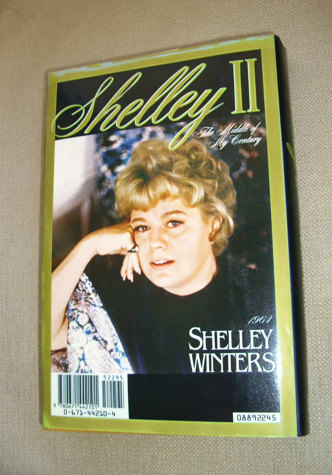 Shelley II The Middle of my Century Shelley Winters 1st edition HBDJ 1989