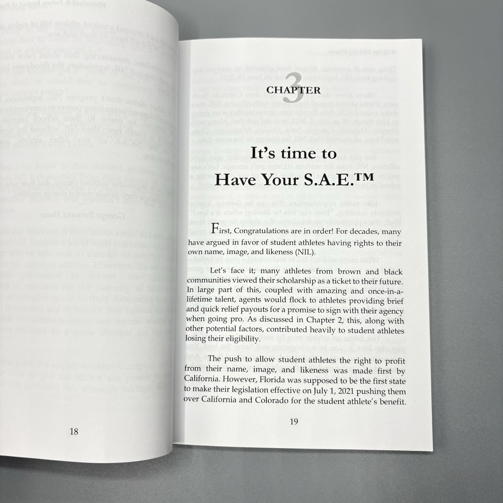 Athletes Making Moves Protecting Your Name Image & Likeness PB Book Acceptable