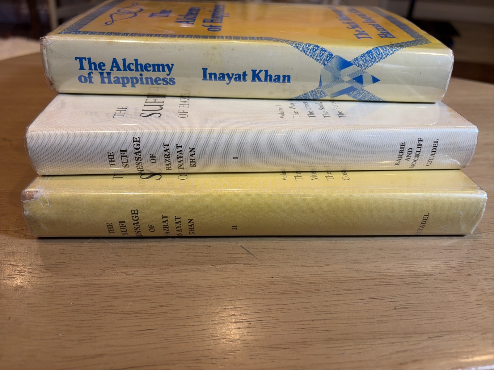 Lot 3 The Sufi Message Of Hazrat Inayat Khan 1960 Vols 1 2 & 6 HCDJ 2 1st Print