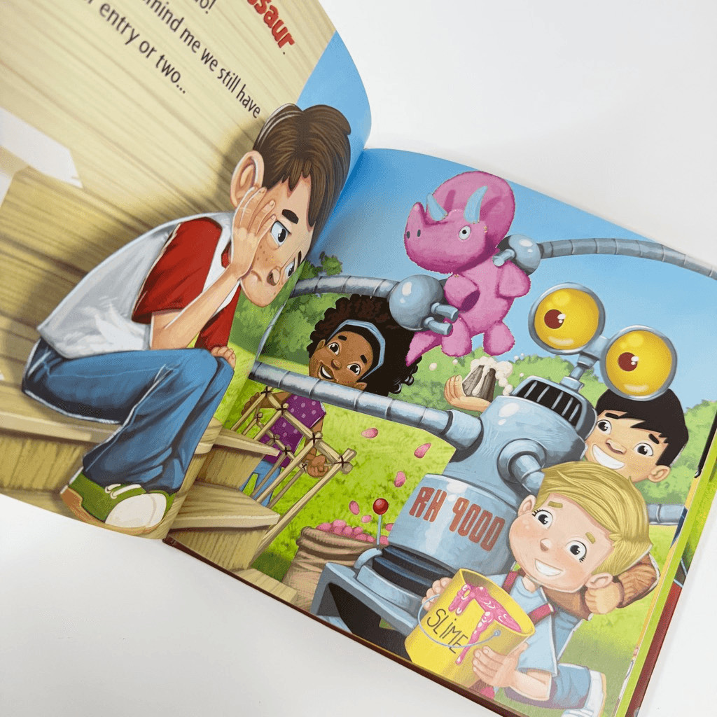 Adam Wallace’s How to Catch a Dinosaur book (Hardcover)