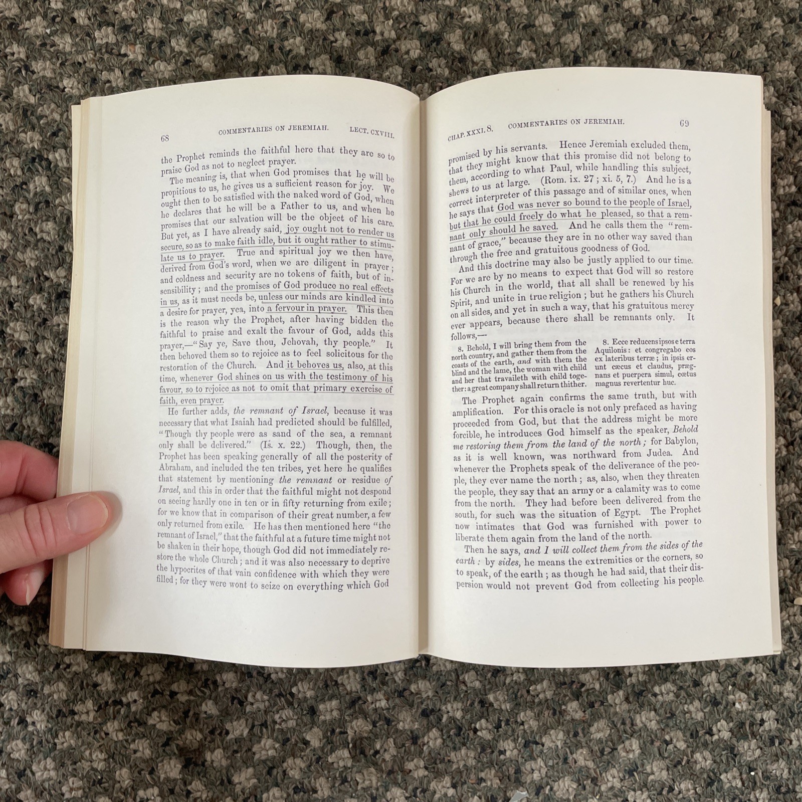 Calvin’s Commentary on Jeremiah 5 Volume Set Eerdmans 1950 Hardback