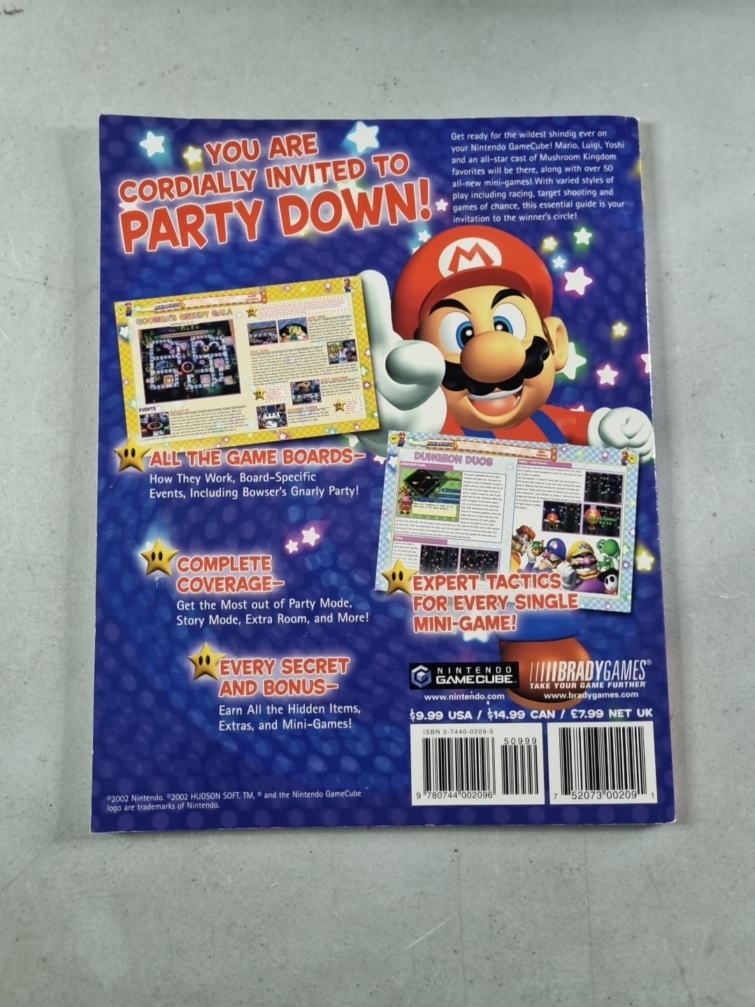 Nintendo GameCube – Mario Party 4 BradyGames Official Strategy Guide