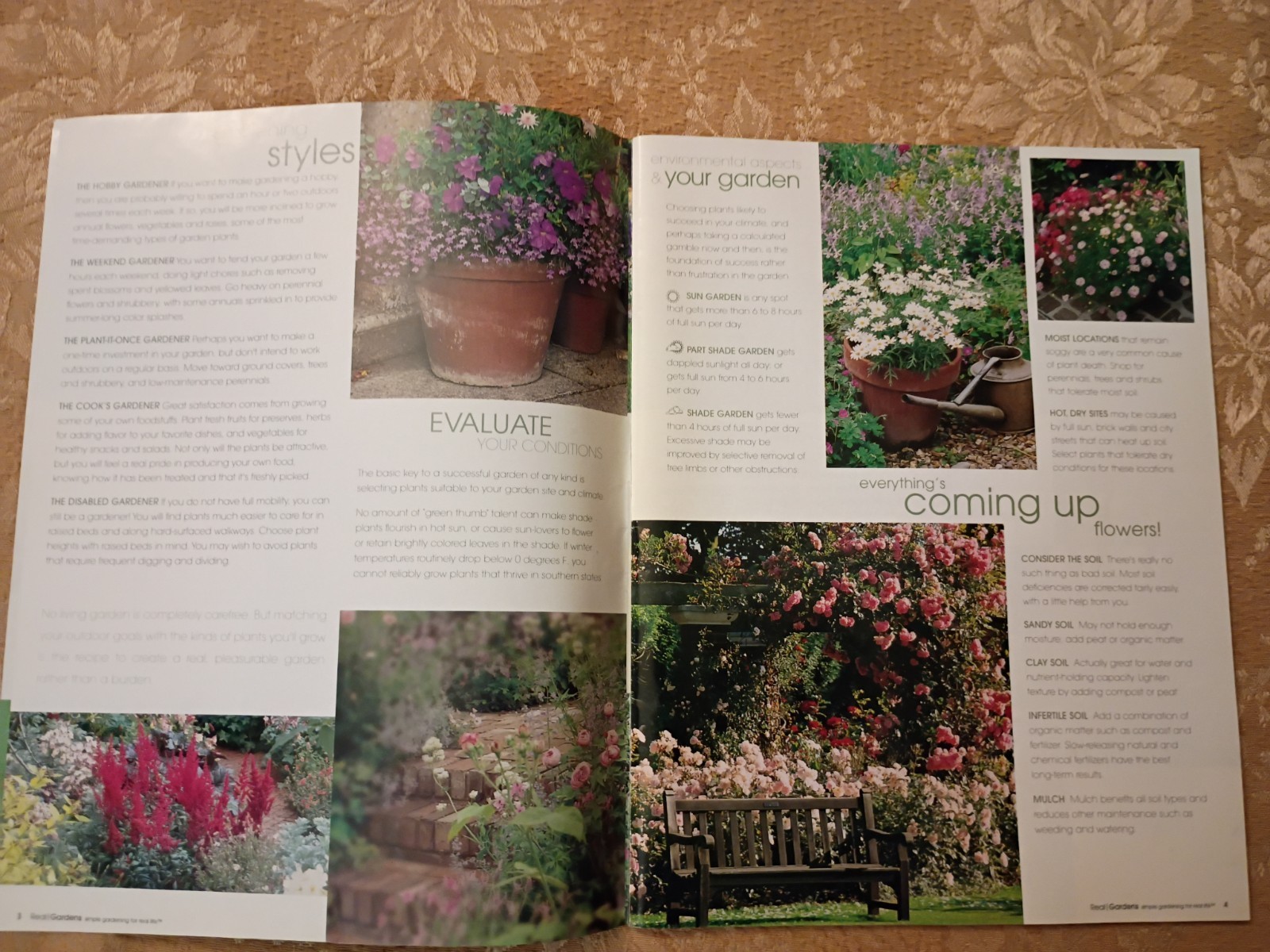 Real Gardens Simple Gardening for Real Life 2002 Gardening Guide Paperback Book