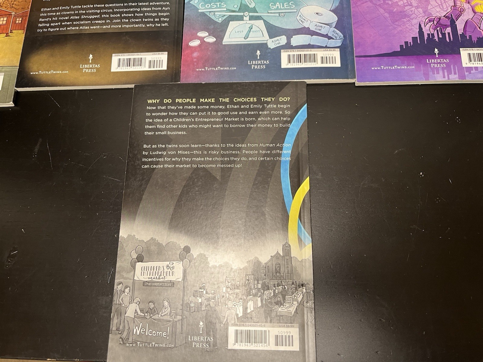 Tuttle Twins Books #1-11 Connor Boyack Libertarian Economics Kids Young Readers