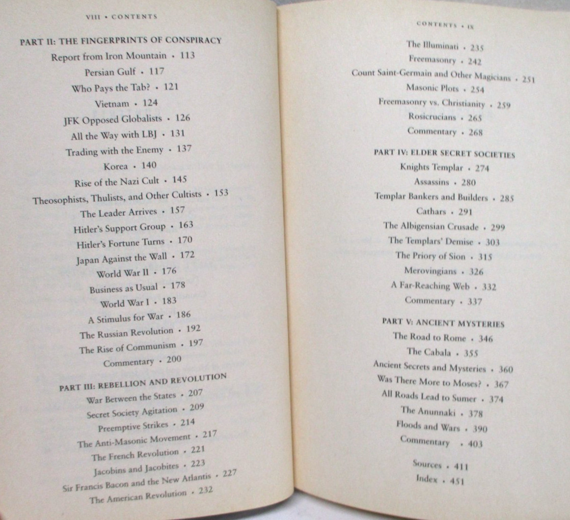 Rule by Secrecy by Jim Marrs PB Trilateral Commission, Freemasons, Pyramids