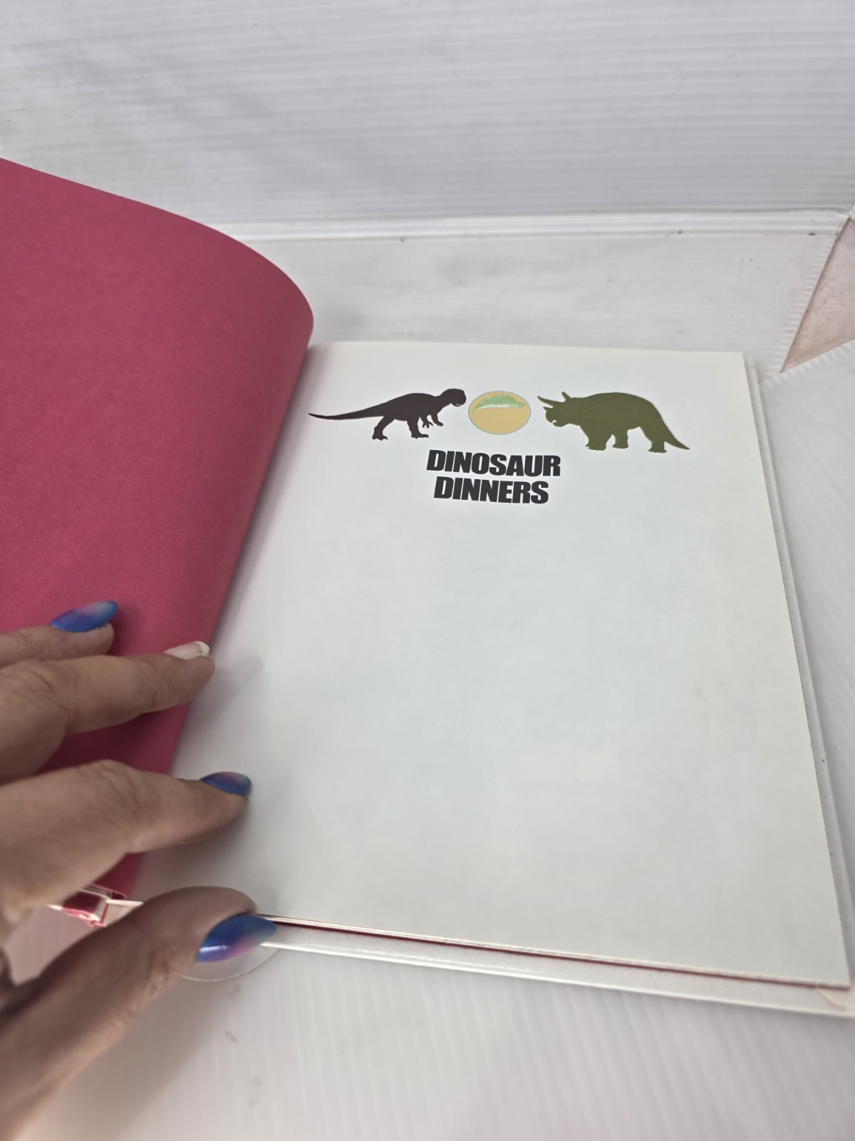 Dinosaur Dinners Shaaron Cosner 1991 Franklin Watts Library Edition Hardcover