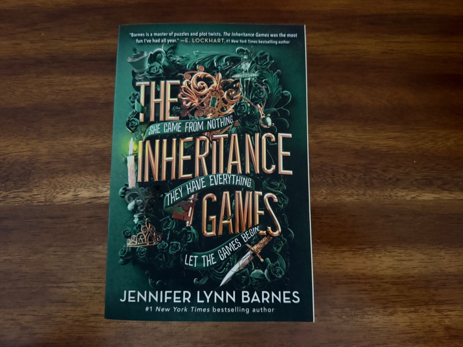 Inheritance Games by Jennifer Lynn Barnes (2021, Trade Paperback) FREE SHIPPING