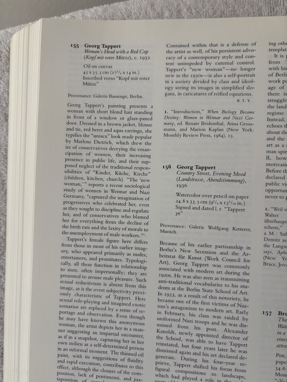 ART IN GERMANY 1909-1936 : From Expressionism to Resistance, Heller, 1990