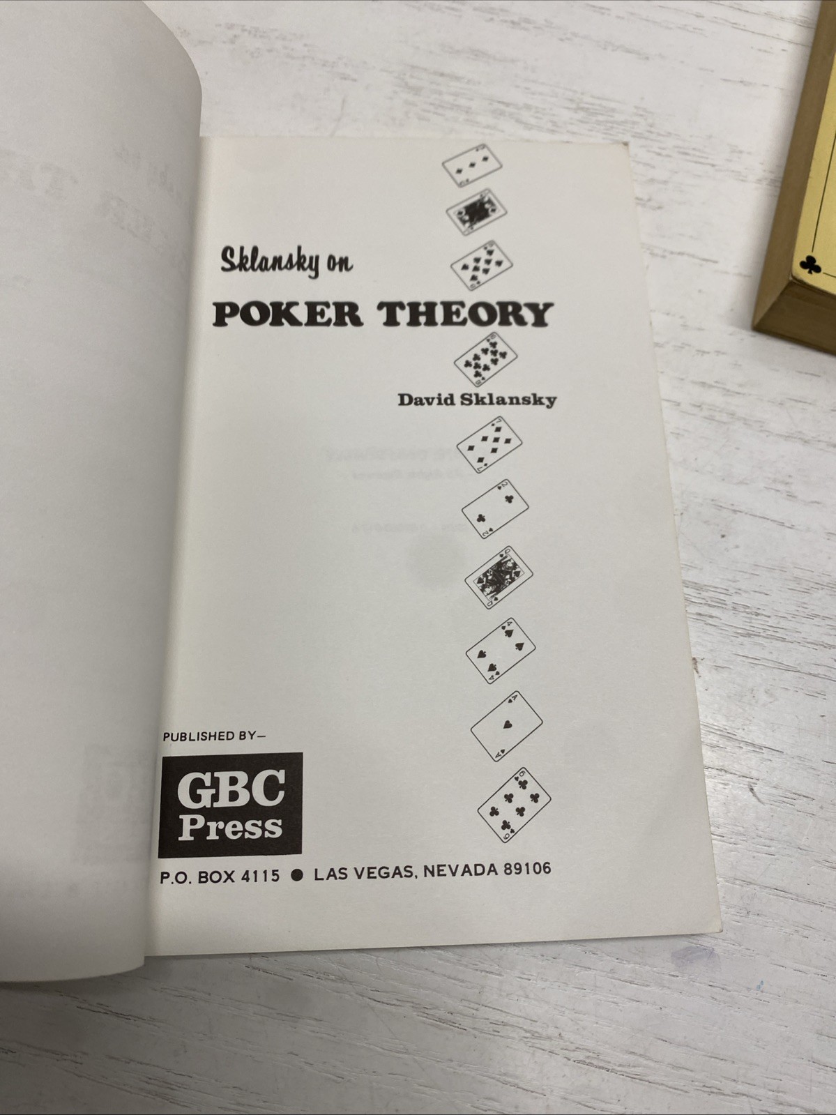 Poker,Dice,Card games Books Lot Of 8 SC