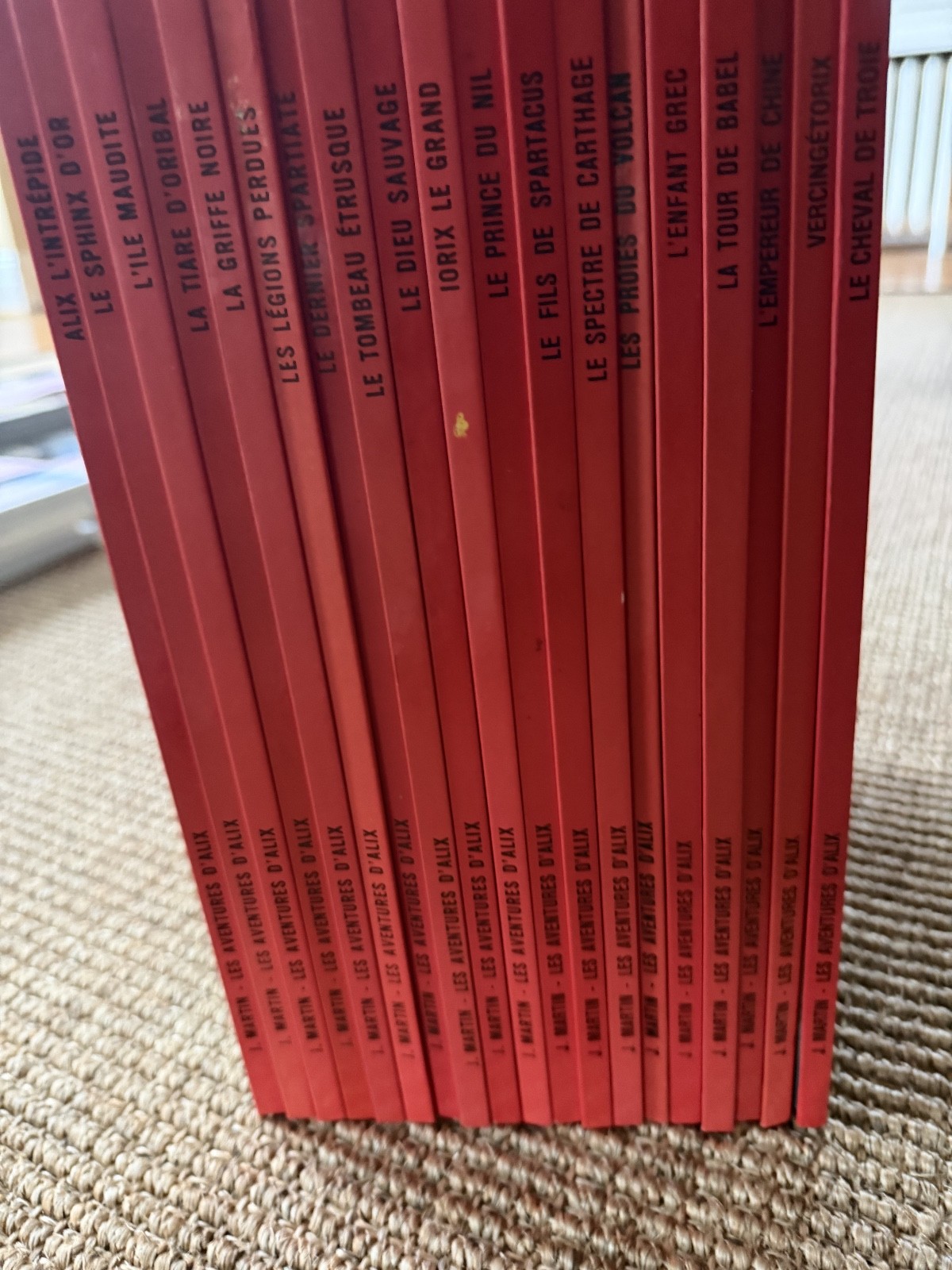 Complete Jacques Martin ALIX BD Set (Vol 1-19) – Casterman Red Spine – Near Fine