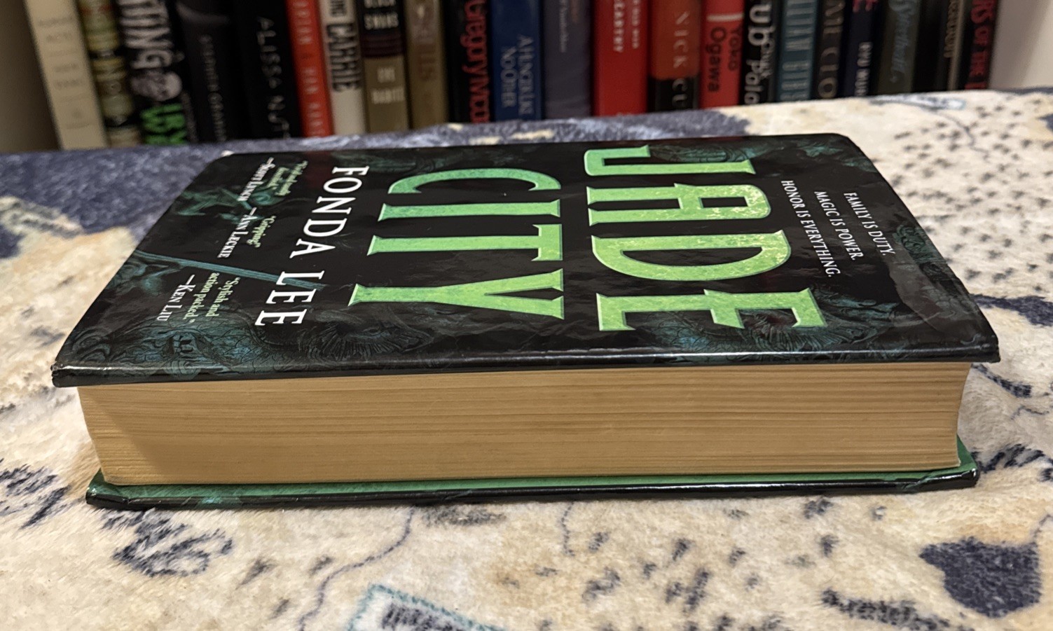 Jade City – Fonda Lee (Hardcover) First Edition/Print, 1st/1st, $26.00, ACCPT