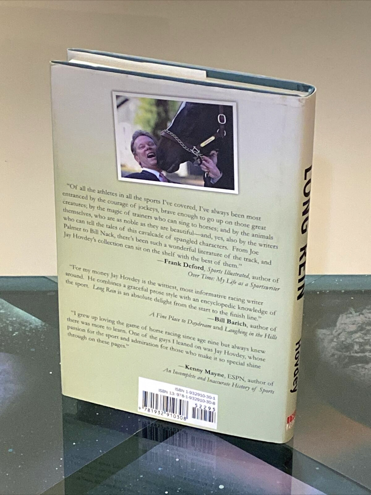 Long Rein SIGNED by Jay Hovdey – Horse Racing Tales – Near Fine Hardcover